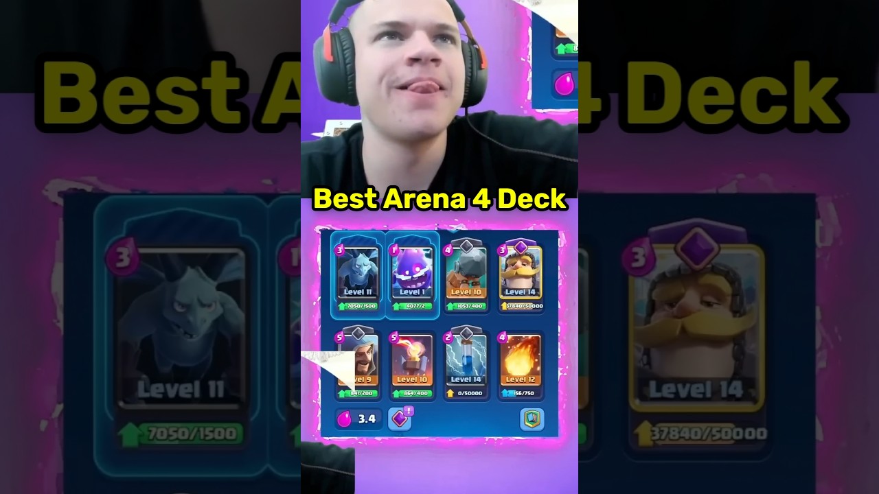 Best Arena 4 Deck to Use In Clash Royale