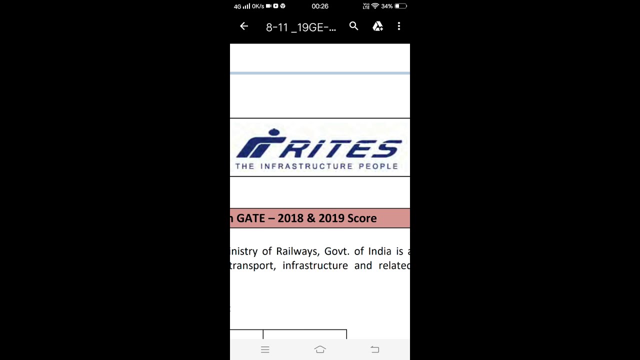 GET RITES VACANCY THROUGH GATE 2019 & GATE 2018 SCORES| STEPS TO FILL THE APPLICATION FORM |