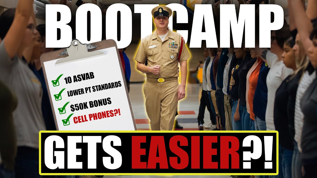Military Recruiting CRISIS Forces EASIER BOOTCAMP?!