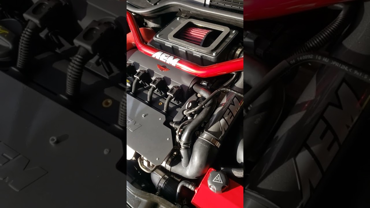 mini cooper s aem air induction WITHOUT maf sensor but I made it work!!