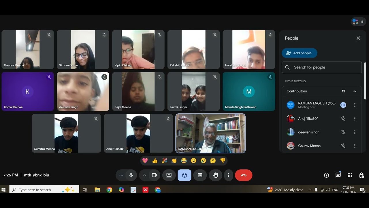 RAMBAN ENGLISH LISTENING PRACTICE   B20   170226