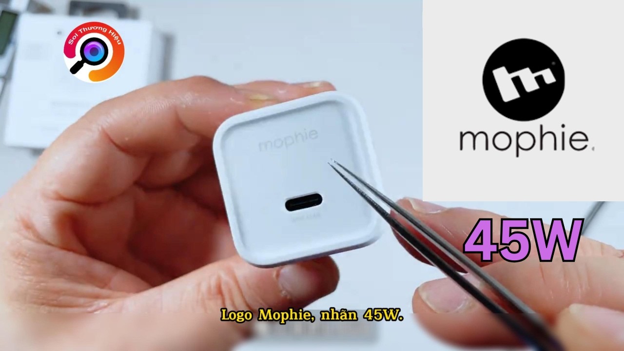 ⚡REVIEW CHUYÊN SÂU: Củ Sạc Mophie 45W GaN - Chất Lượng Sánh Ngang Apple | Test Toàn Diện