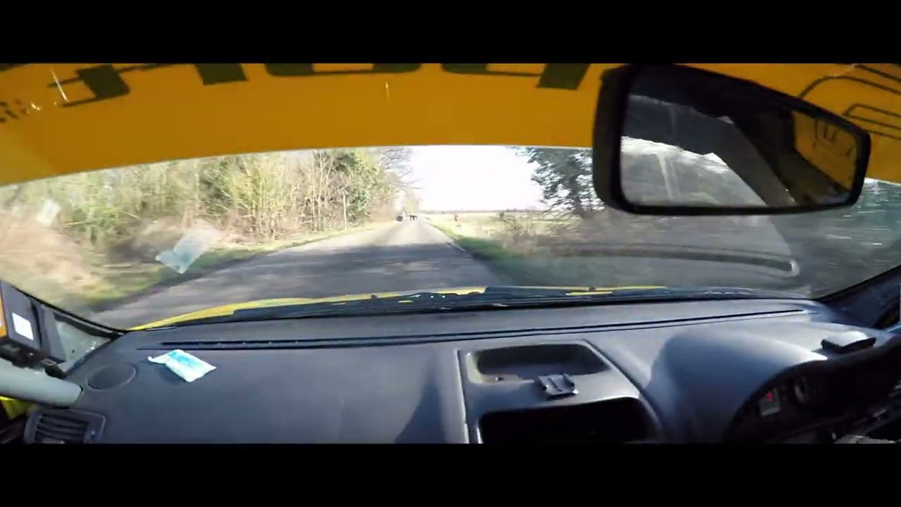 East Riding Stages Rally 2024 Crash Stage 1 Wawne Common - Alistair Hutchinson & St John Dykes