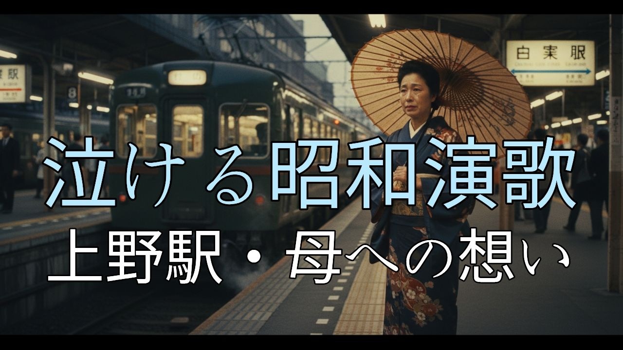 【上野駅の涙】故郷を離れて都会へメドレー10曲｜集団就職・母への想い・帰れぬ正月｜演歌ラウンジ昭和名曲集 vol.136