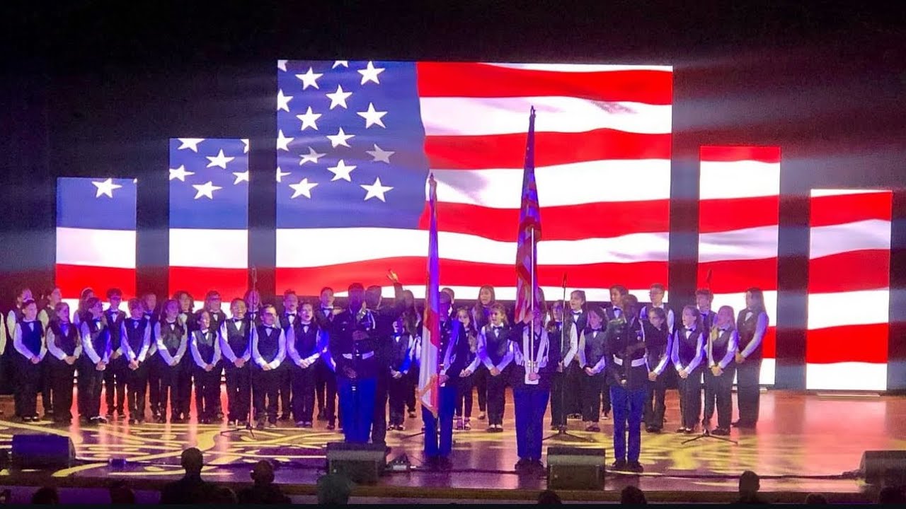 BGEC Elementary Chorus sings the National Anthem for Miami-Dade County Opening of Schools Ceremony
