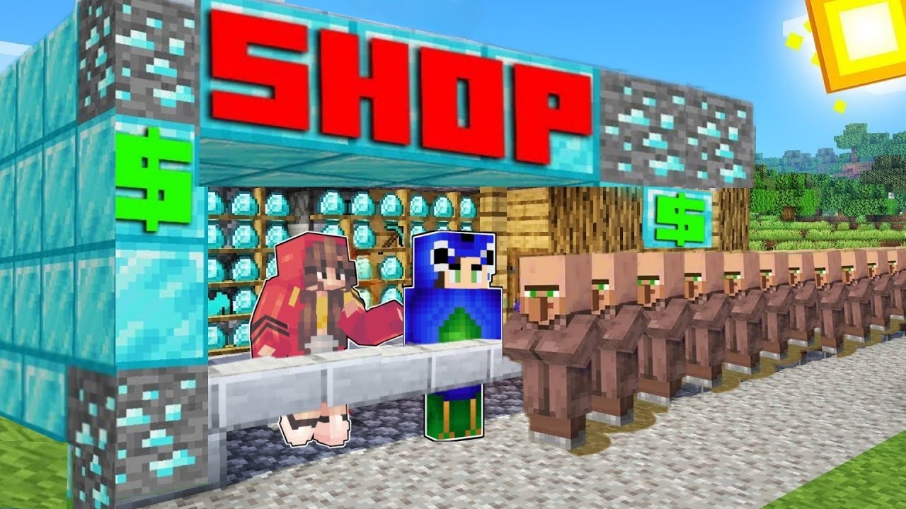 I Opened a Diamond Store In Minecraft ft @Ayush More