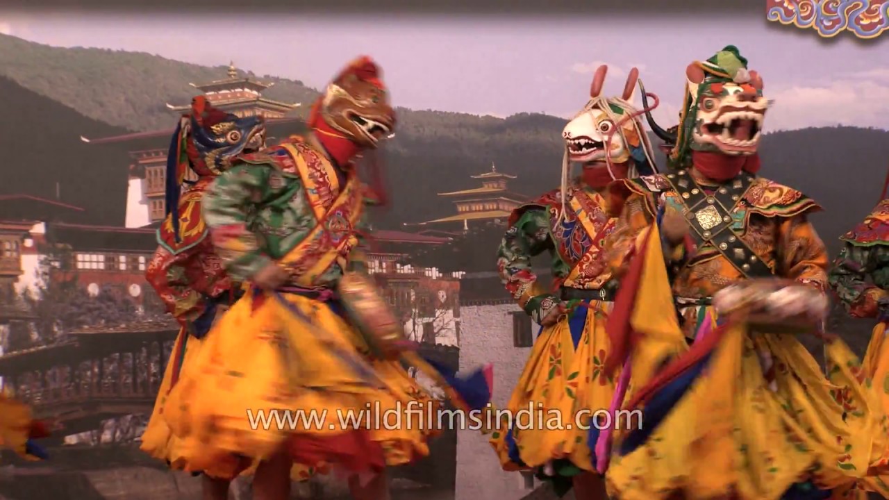 Dramitsi Cham monastic dance by RAPA from Bhutan