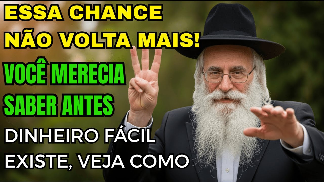 Pode Ser a Última Chance De Pessoas Comuns Enriquecerem Rápido — Segredo Judaico