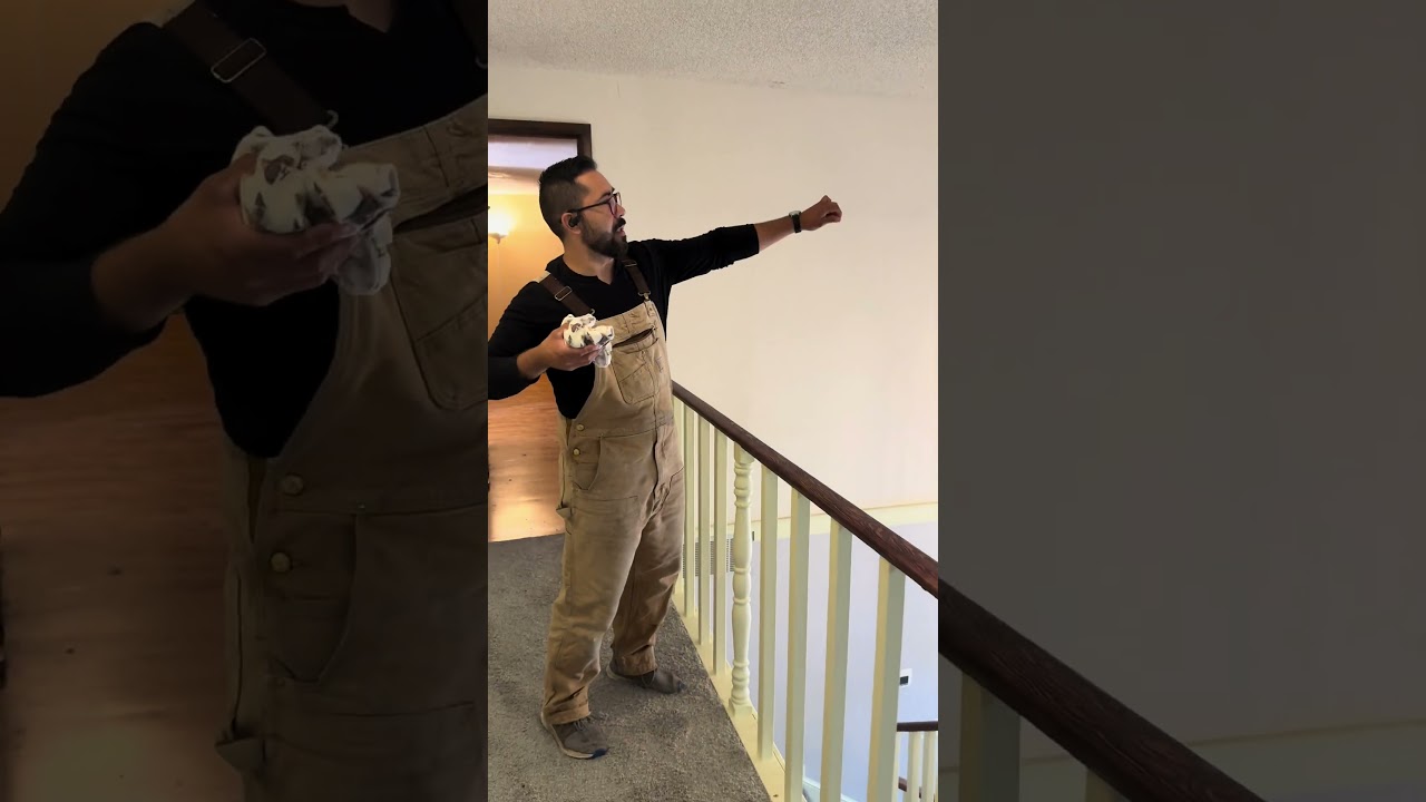 How to clean the dust off of a high ceiling. We teach cleaning tips and cleaning hacks! #cleaning