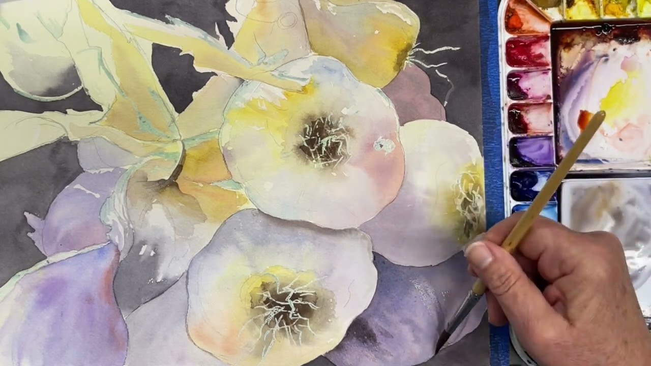 The Beauty of Garlic  Captured in Watercolor -  Part Two