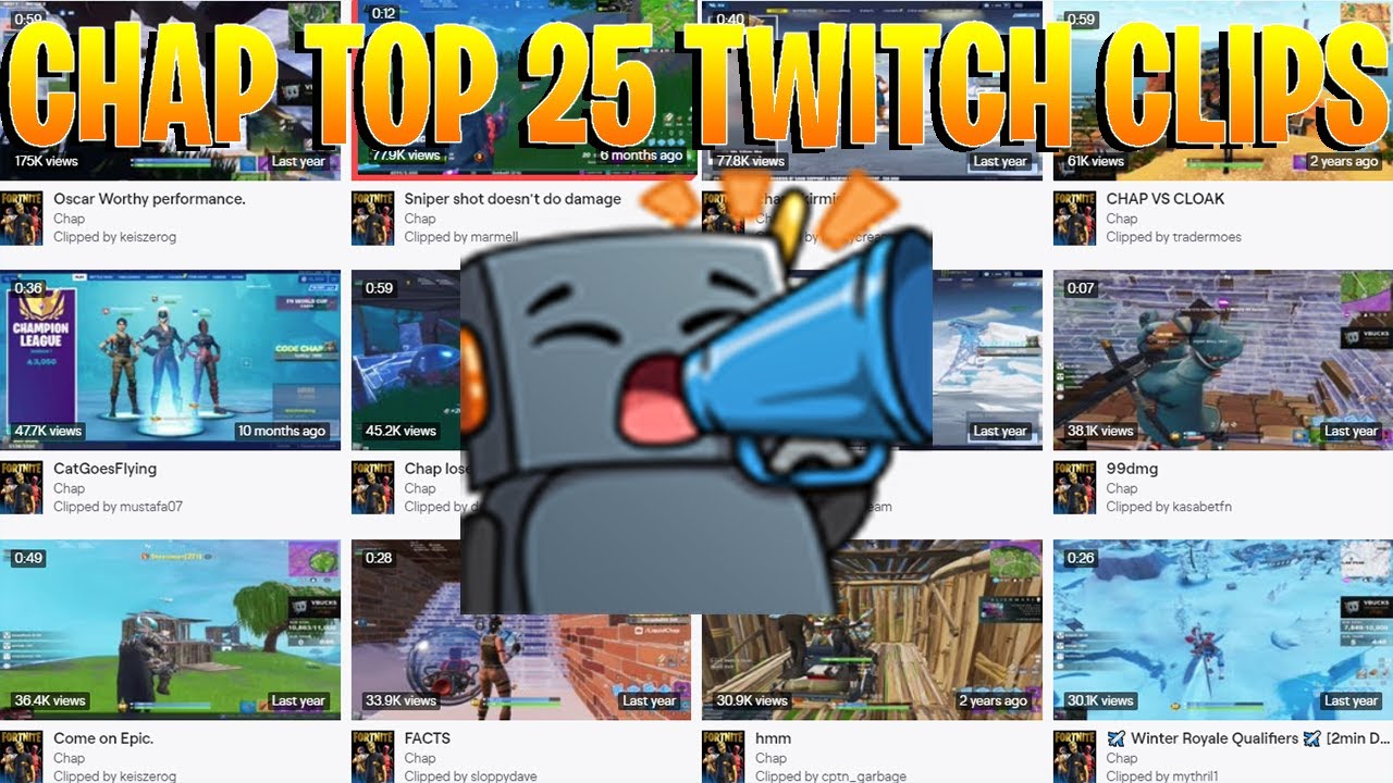 Liquid Chap Top 25 VIEWED Twitch Clips of All Time!
