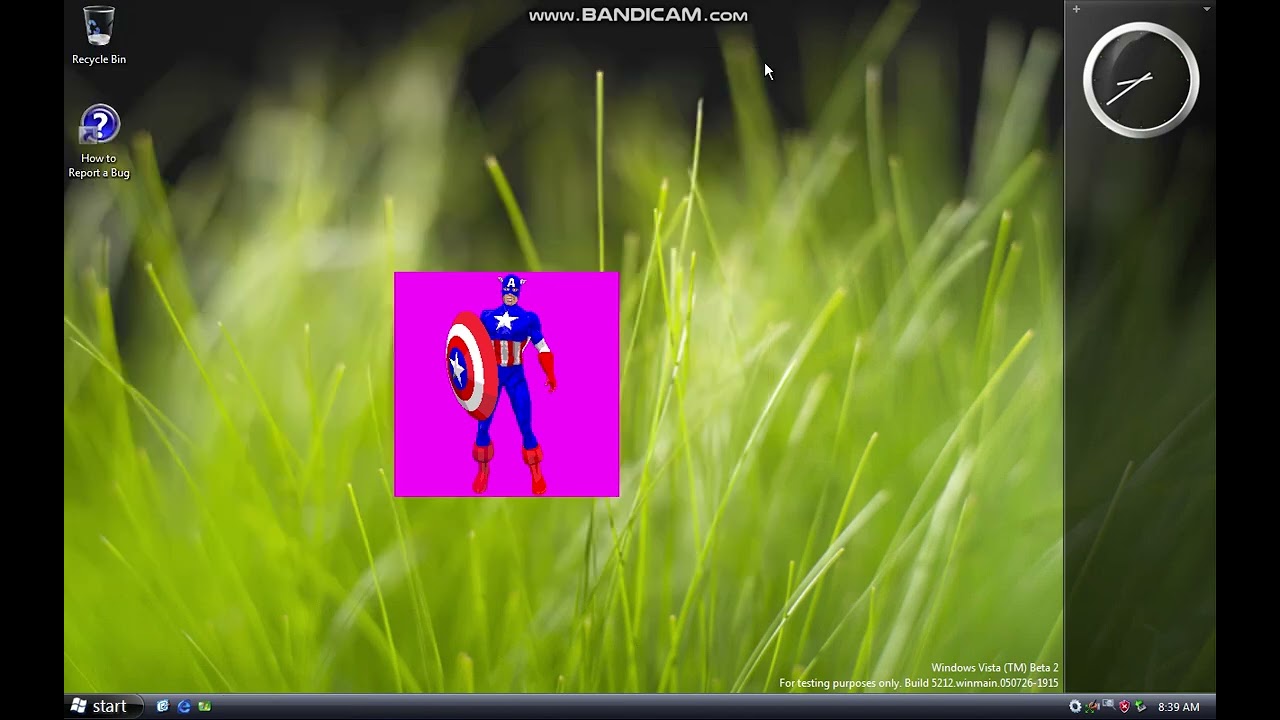Microsoft Agent Plays Windows Vista Beta 2 (Build 5212)