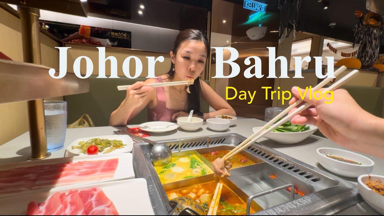 JB Day Trip | best brunch place, food, massage, travel vlog