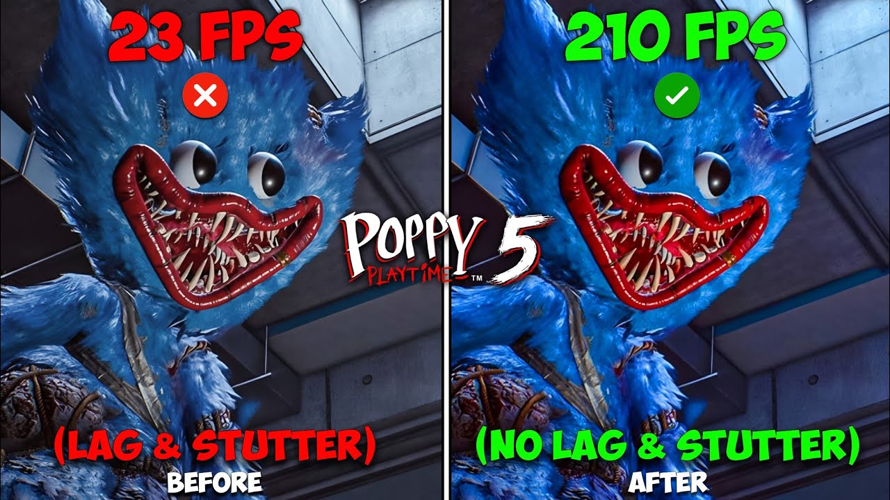Poppy Playtime Chapter 5: The Ultimate FPS BOOST Guide for Low End PCs!