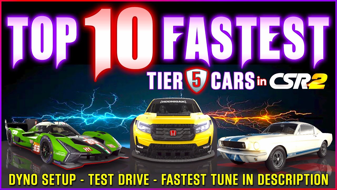 CSR2 | TOP 10 FASTEST CARS | JUNE 2025