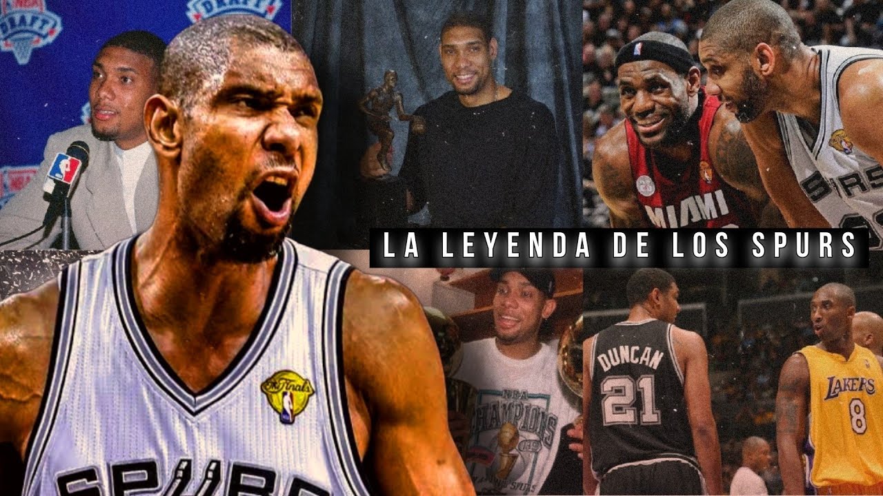 La CRONOLOGÍA COMPLETA de TIM DUNCAN y sus 5 CAMPEONATOS 🏆🔥