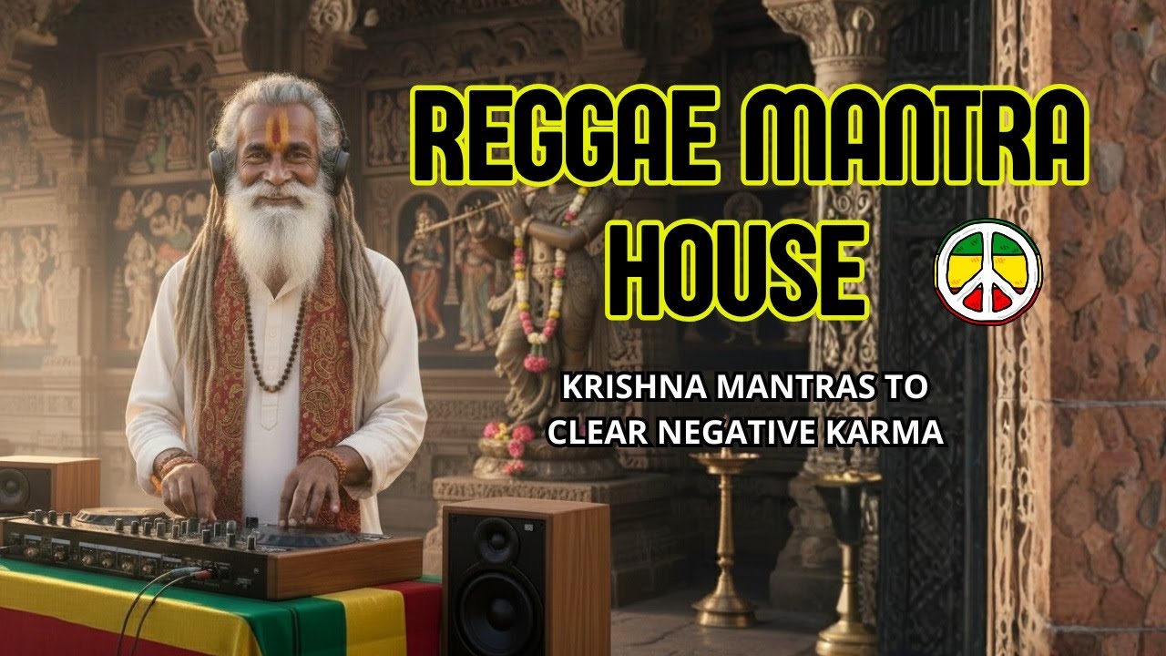 12 Krishna Reggae Mantras to Clear Negative Karma | Organic House Session Mix