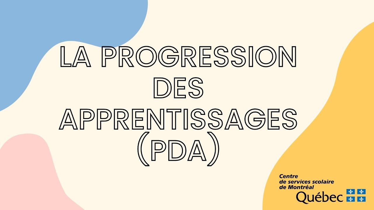 La progression des apprentissages