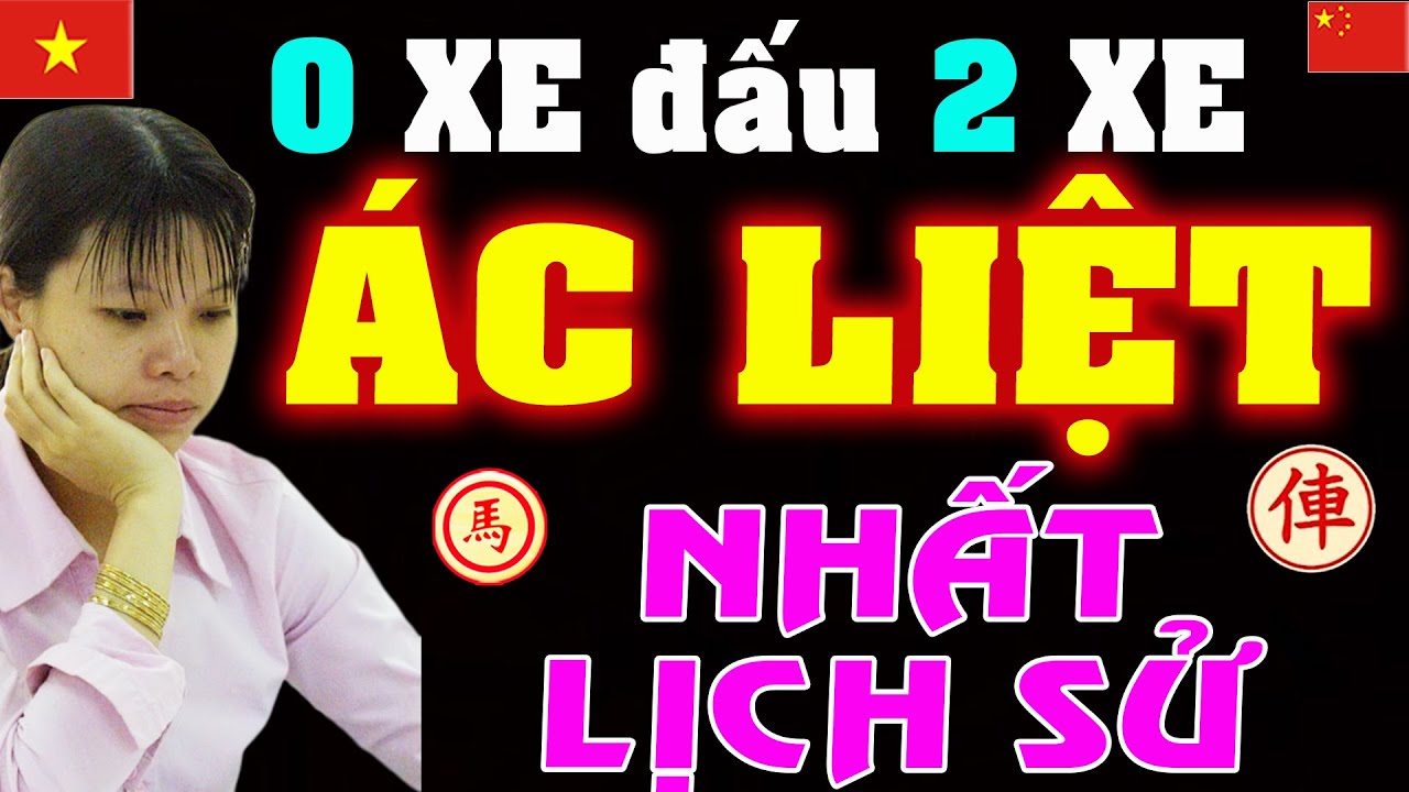 Trận Cờ Tàn ÁC LIỆT - NGÔ LAN HƯƠNG bỏ XE đấu Cao thủ Top đầu TRUNG QUỐC | Cờ tướng Việt