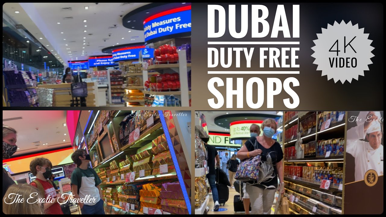 Dubai Duty Free Shops || Dubai Duty Free Walking Inside Terminal 3 || The Exotic Traveller
