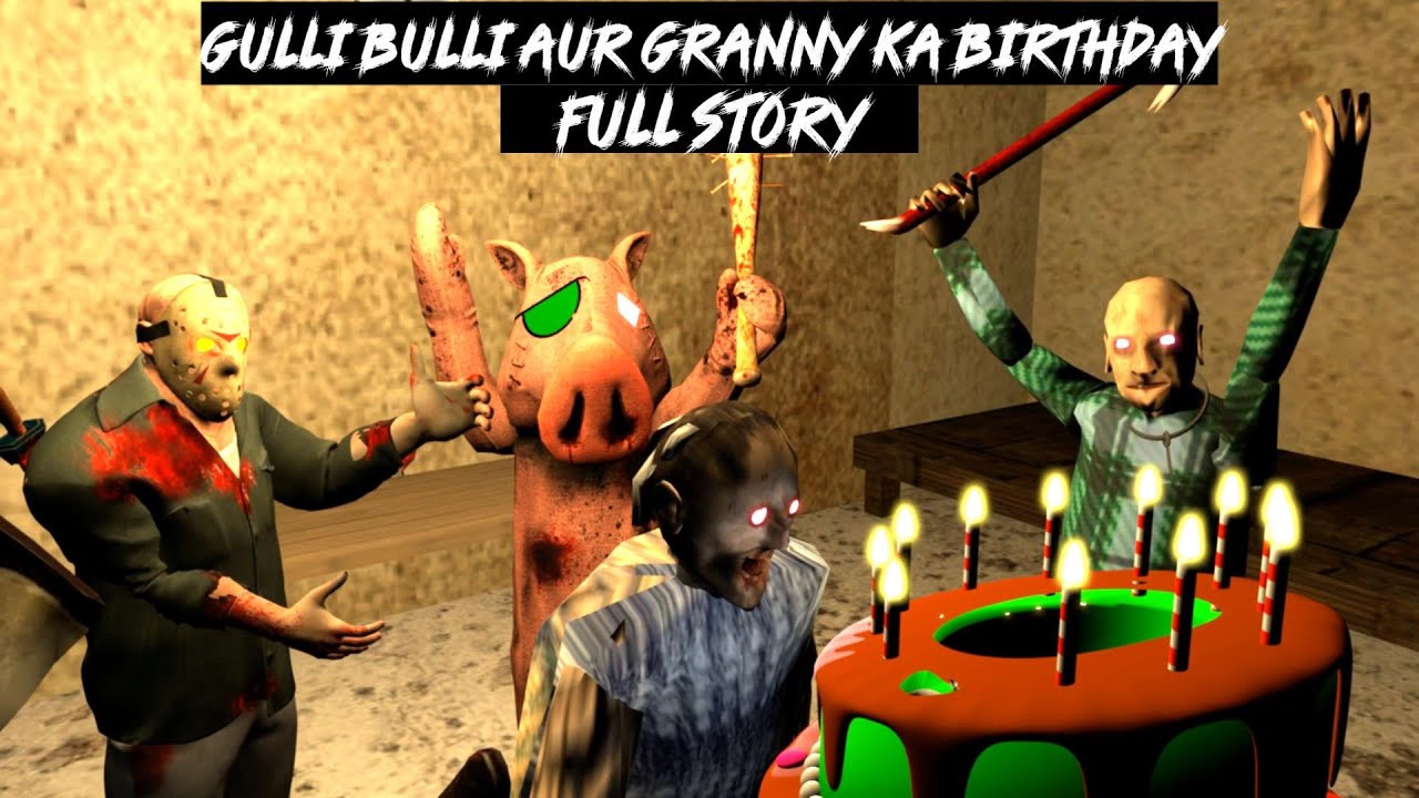 Gulli Bulli Aur Granny Ka Birthday Full Story | Granny Horror Story | Make Joke Horror | Mjh