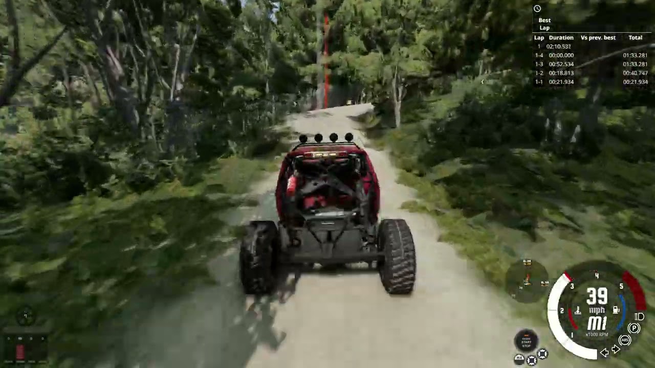 BeamNG drive [Gravel Hillclimb 1, Gavril D-Series D35 'SuperPig']