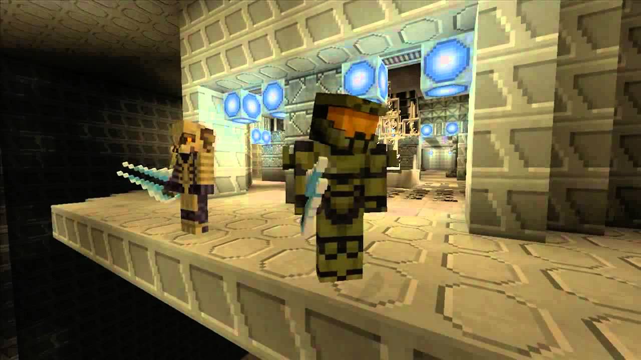 Minecraft: Xbox 360 Edition - Halo Mash-up