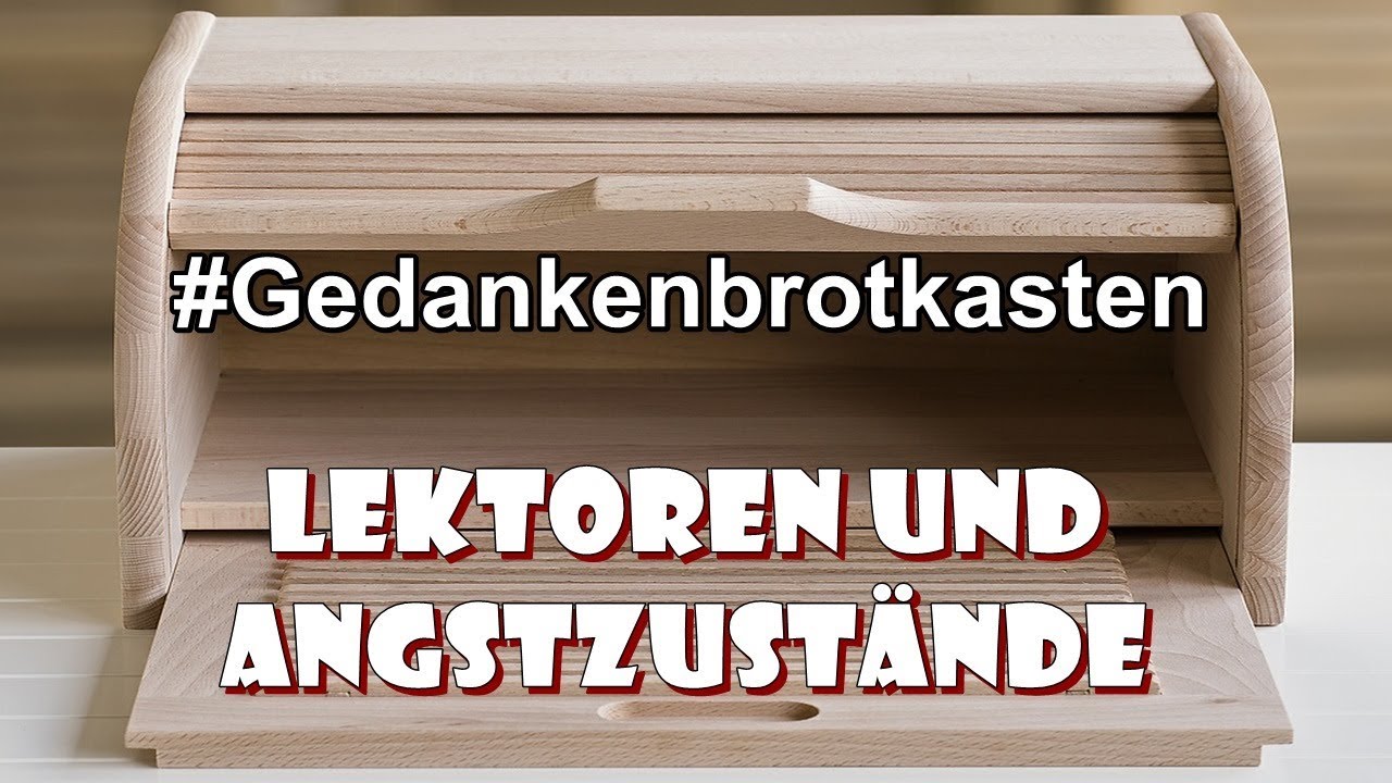 Ich habe einen Lektor und Angstzustände #Gedankenbrotkasten