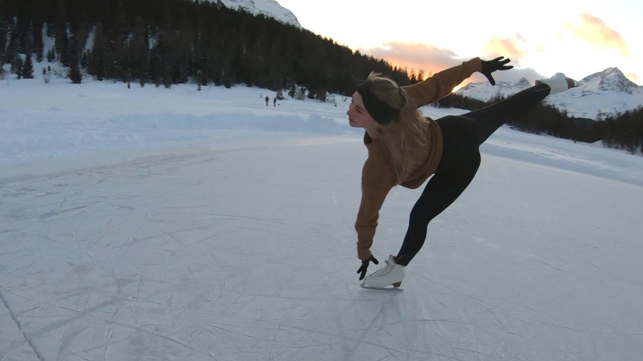 We drove to Switzerland just to film an Ice Skating Video! | St. Moritz Vlog | GoPro Hero 7