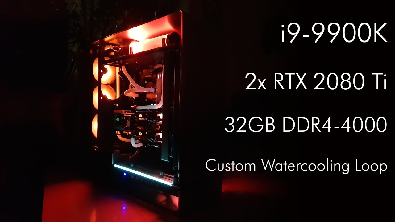Ultimate Gaming PC Build Timelapse - i9-9900K - 2x RTX 2080Ti  - InWin 909