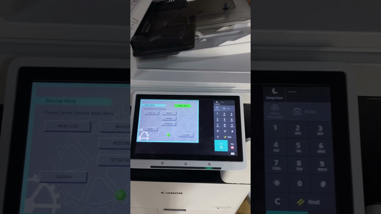 ImageRUNNER advance DX C3720i service mode 