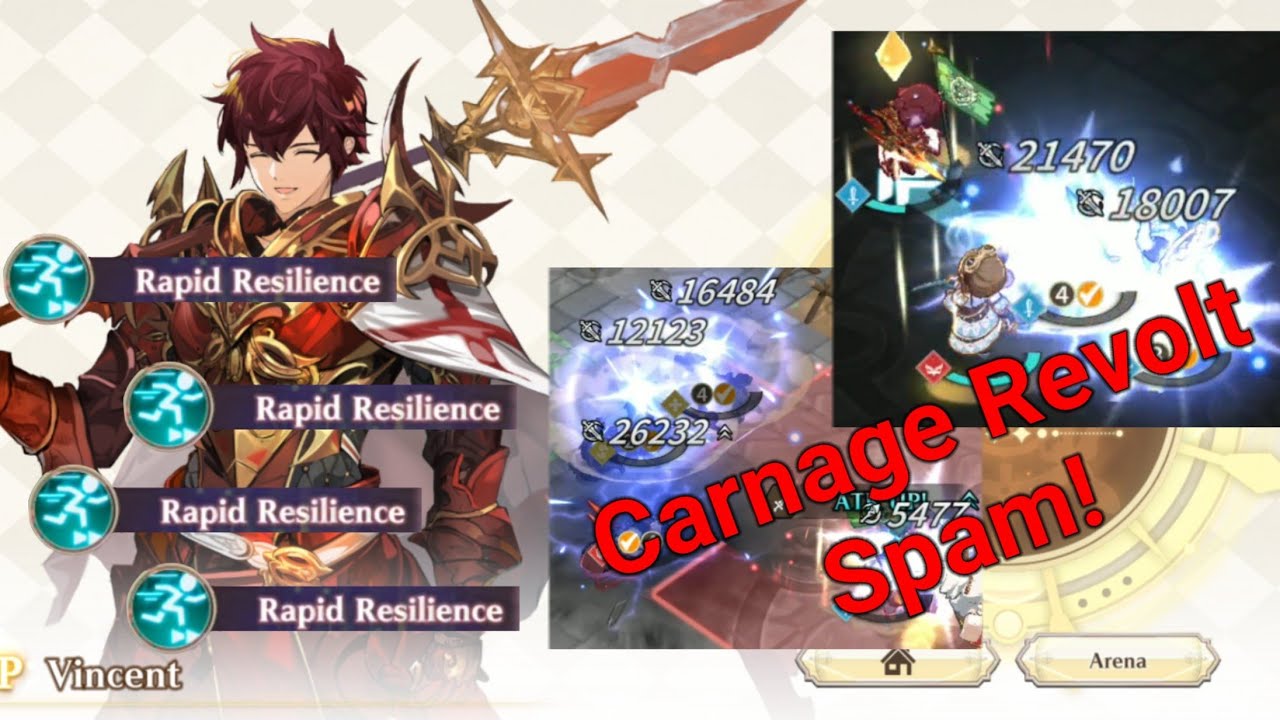 Carnage Revolt spam - Valiant Force 2