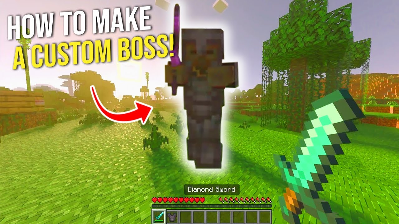 How to Make a Custom Boss in MInecraft *Bedrock*