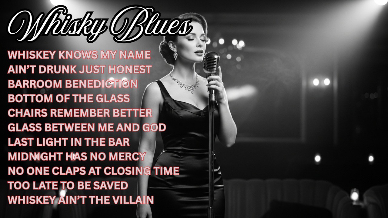 Relaxing Whiskey Blues Music 🎸 Heartbrake, Pride, Struggle, Resilience and Raw Emotional Vocals