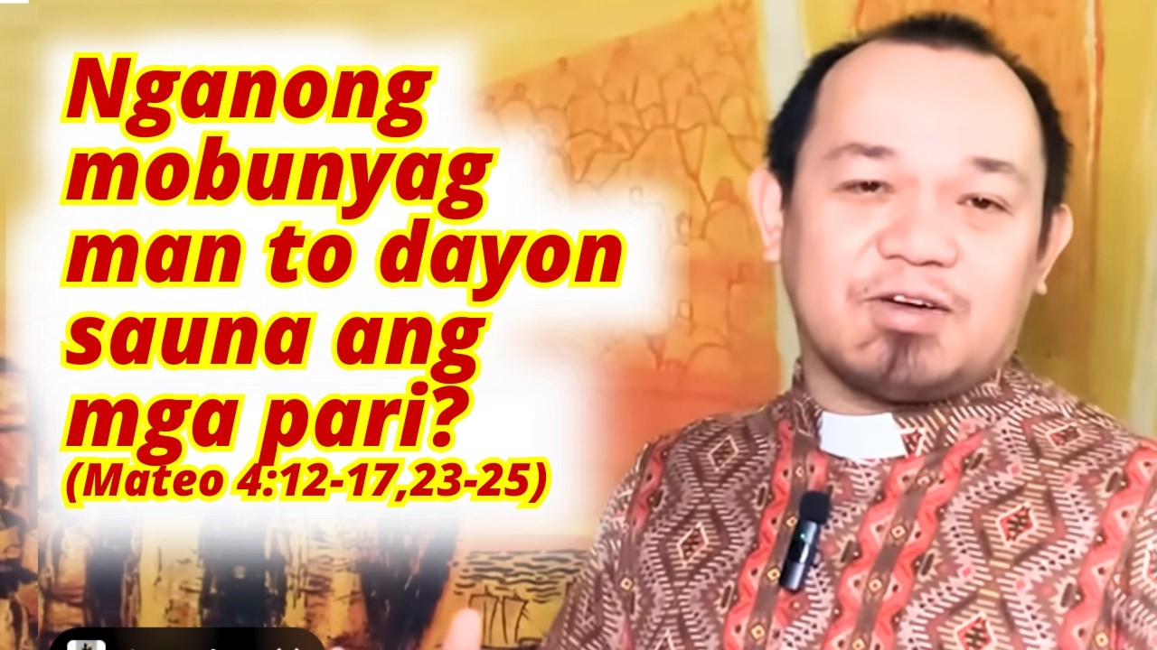 [CEBUANO]: January 5, 2026 | Mateo 4:12-17,23-25 | Lunes Human sa Epipaniya, Cycle A