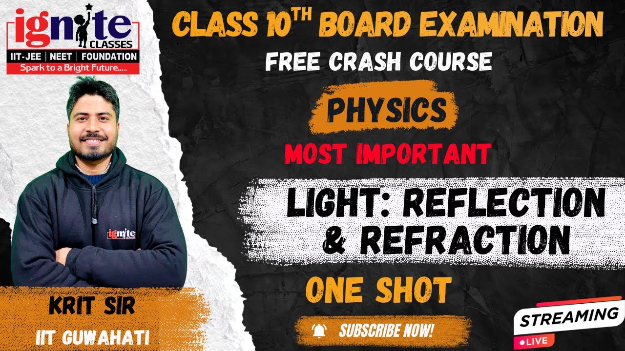 LIGHT - REFLECTION & REFRACTION || SCIENCE || PHYSICS || IGNITE CLASSES