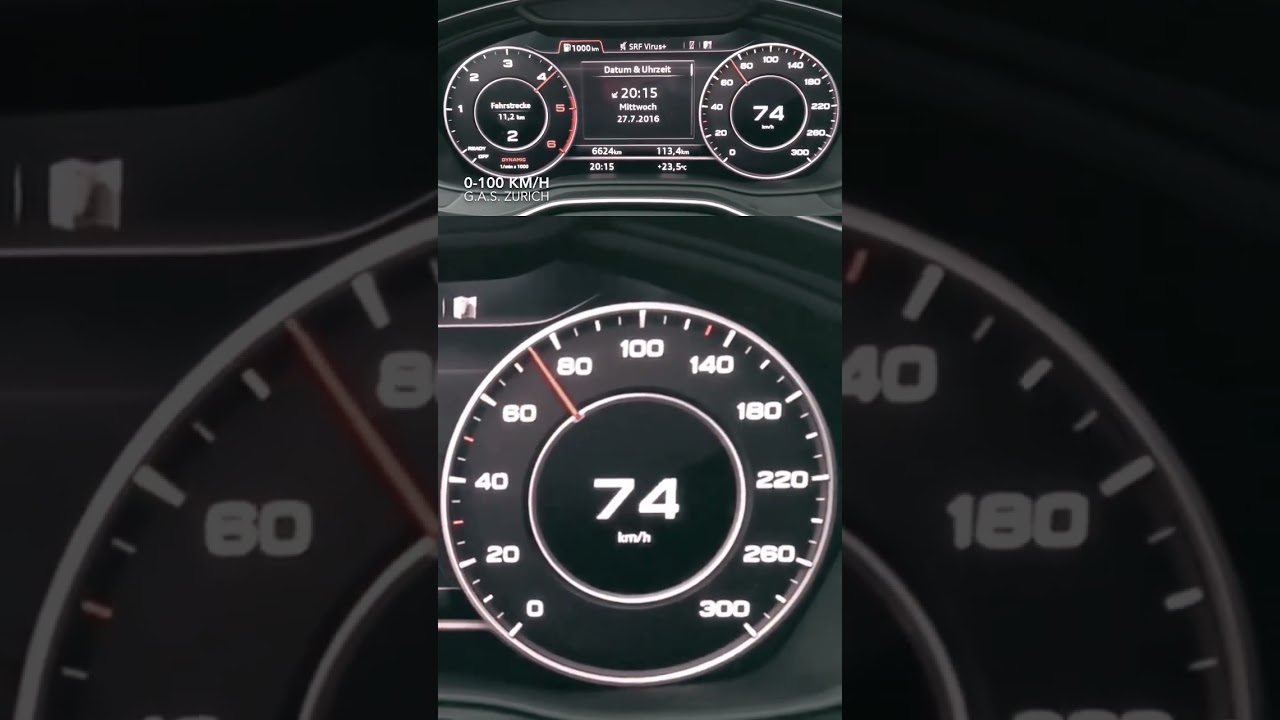 Audi A4 2.0 TDI 150 PS Manual Gearshift 0-100 km/h 9.766 seconds