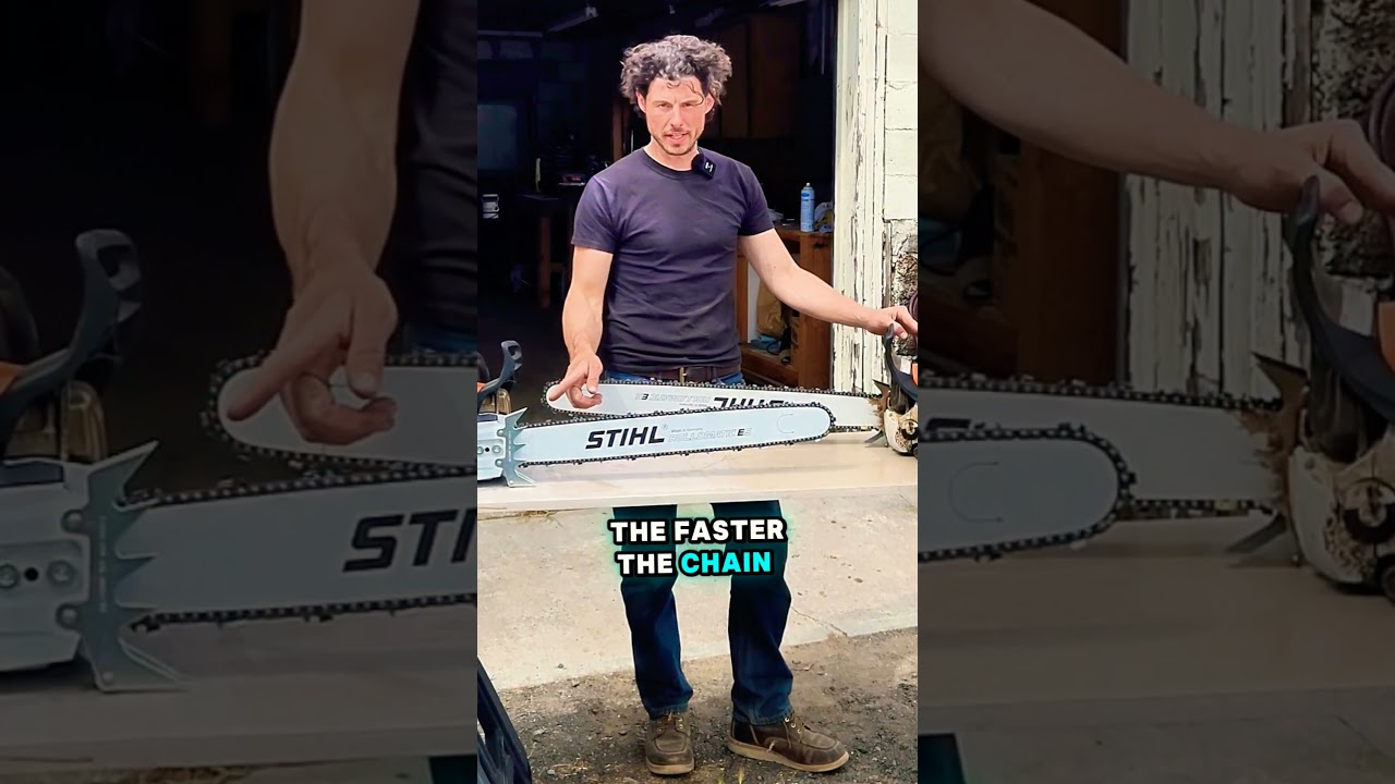 DO YOU KNOW THE RIGHT BAR SIZE FOR YOUR SAW? #firewood #chainsaw #stihl