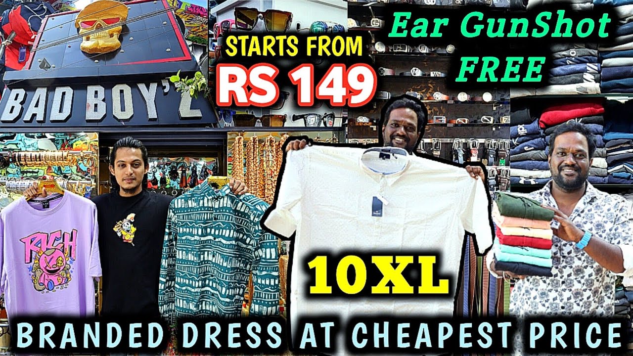 Offer Shirts ₹249 | 10XL Shirts | Cheapest Branded Dress Shop in Chennai | Bad Boy'z Avadi