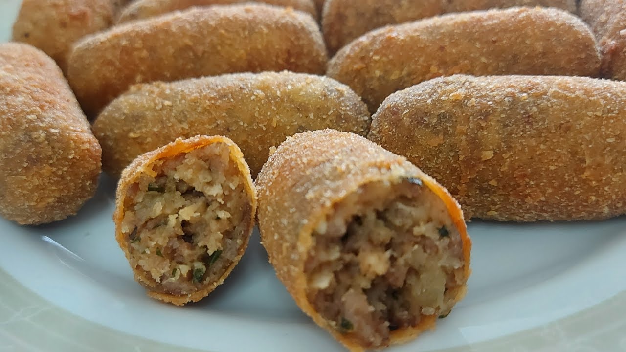 CROQUETE DE CARNE MOÍDA || SUPER FÁCIL, RÁPIDO E DELICIOSO Mônica Kowales