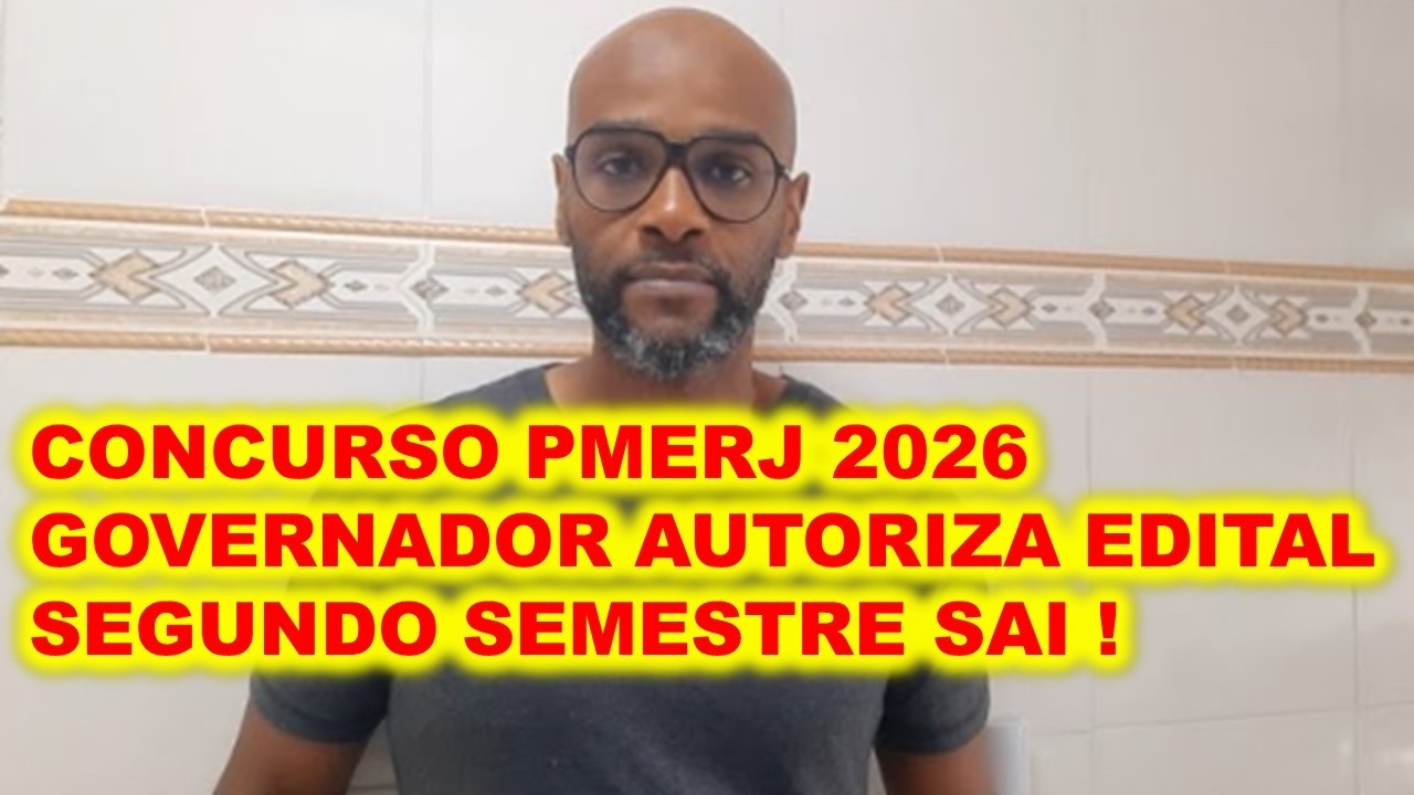 Concurso PMERJ Soldado 2026 VAI CHAMAR GERAL : 