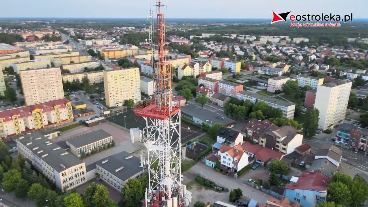Ostrołęka z lotu ptaka