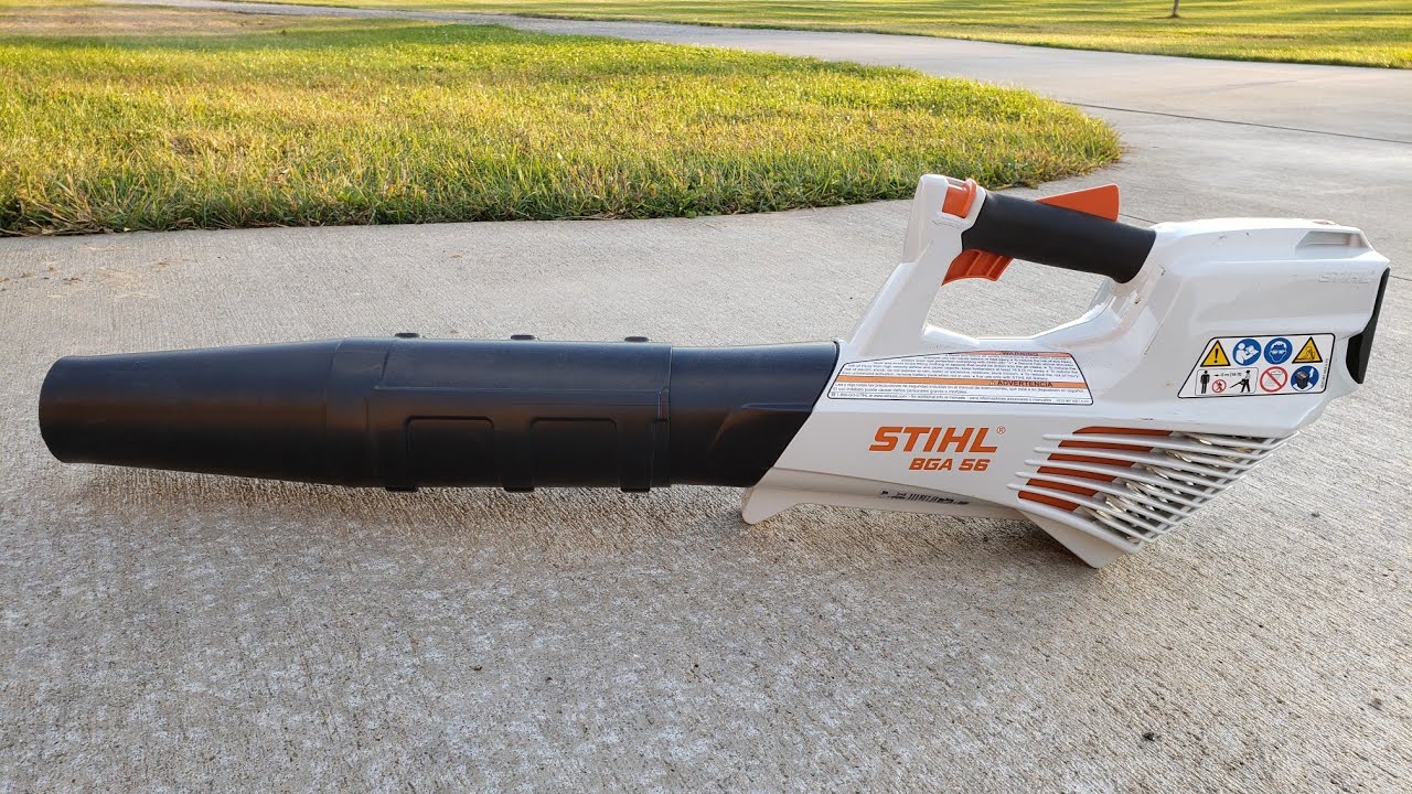 Обзор и тест аккумуляторной воздуходувки Stihl BGA56