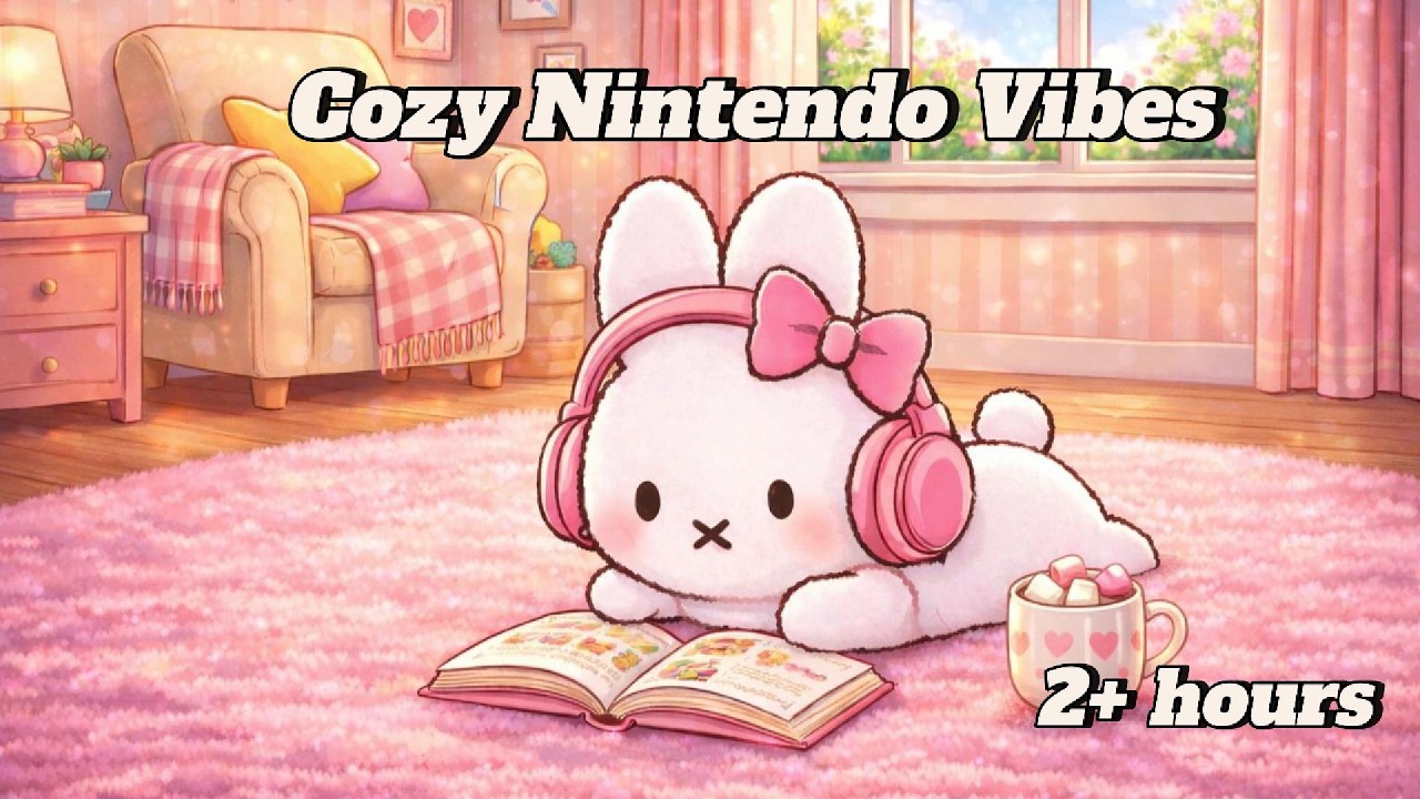 🌙🐰 Cozy Nintendo Music to Study, Relax & Dream