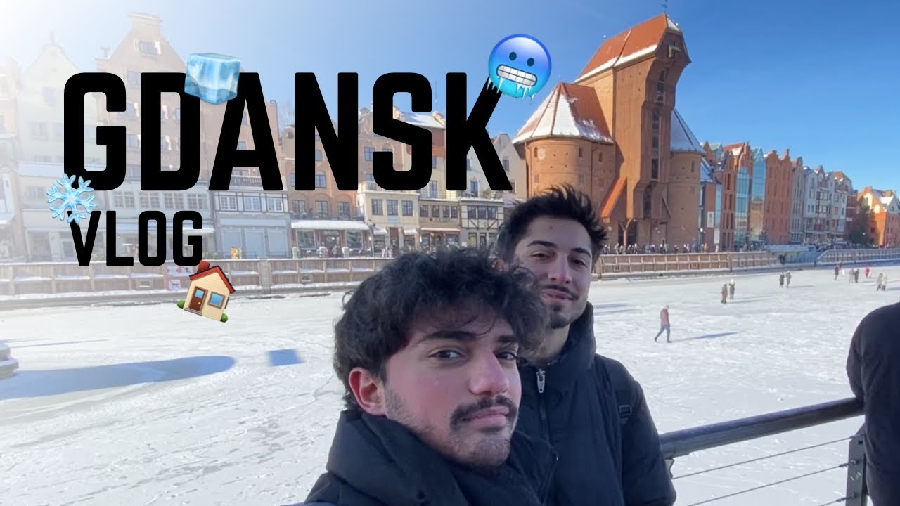 DONMUŞ NEHİRDE YÜRÜDÜM! 🧊🥶 | VLOG 2 | 📍GDANSK, POLONYA 🇵🇱  