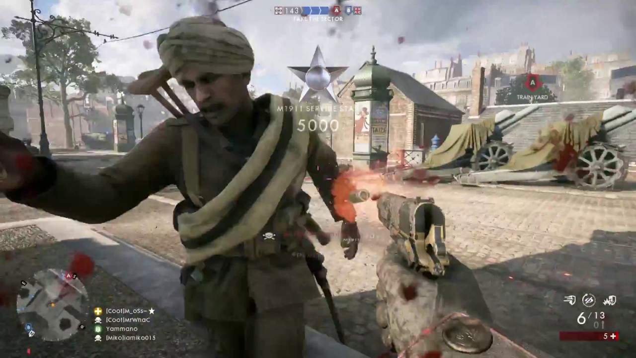 Battlefield 1: Ring Around The Statue On Amiens, M1911 FTW
