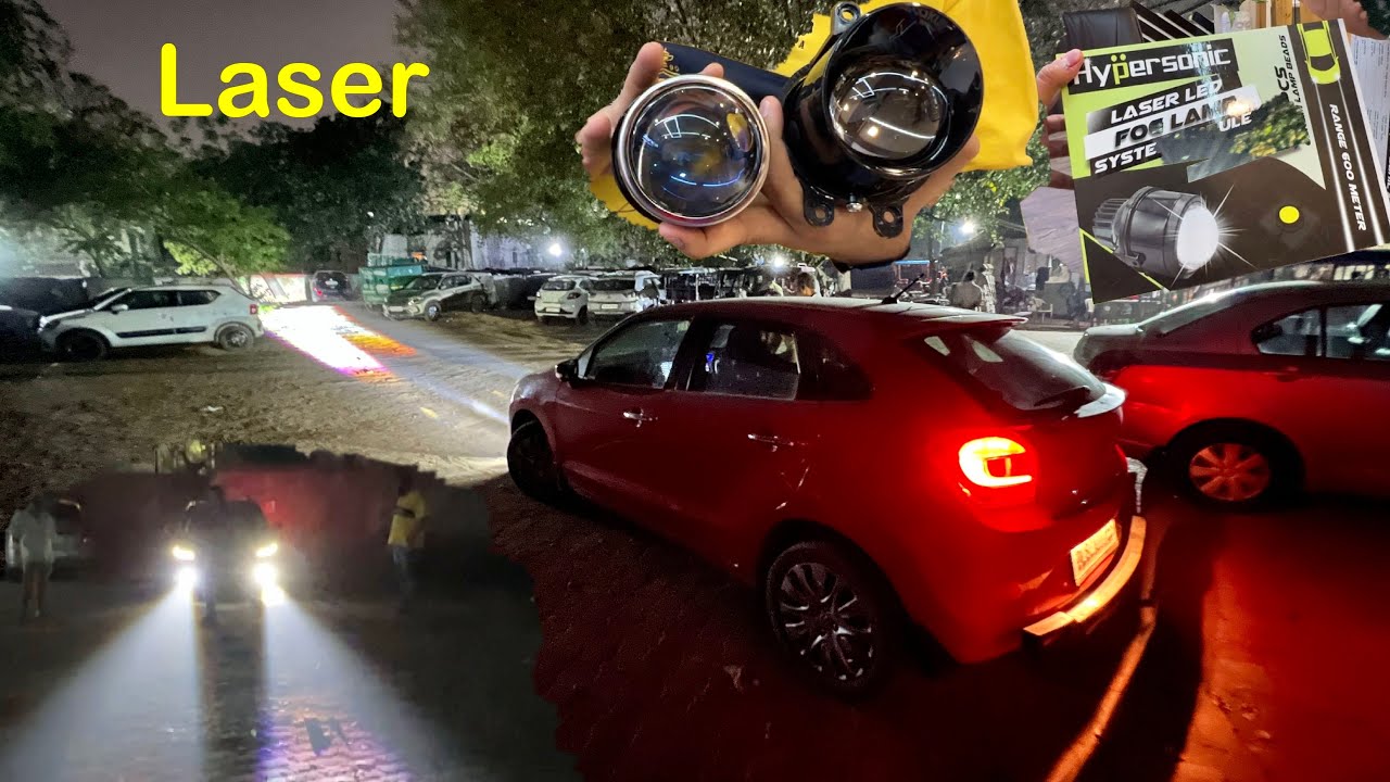 पुरानी Maruti Baleno में Laser लाइट लगाकर Shocking Result🙄