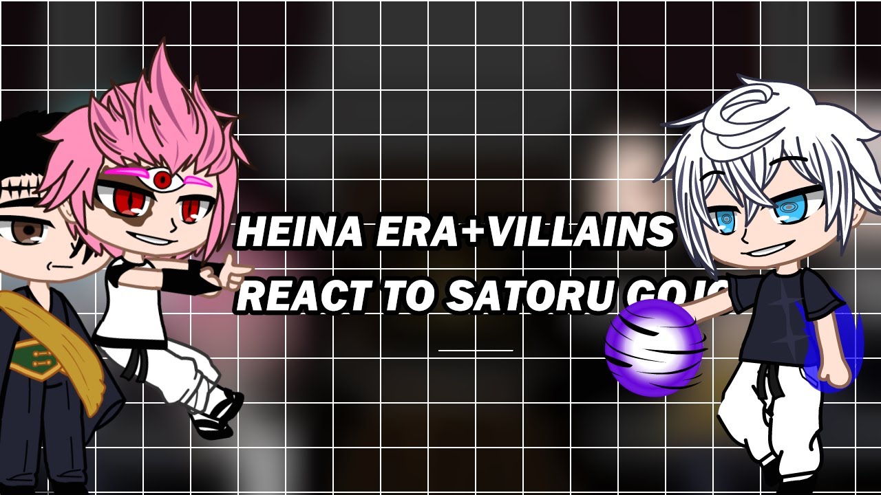Villains+ Heian Era React to Gojo Satoru/Gojo Vs Sukuna/Gacha Club [ENG]