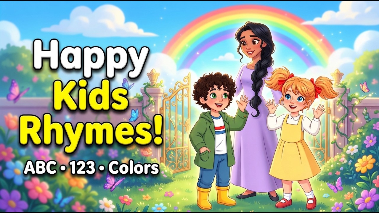 The Garden of Giggles and Rhymes 🌸 | Happy Kids Nursery Rhymes & Learning Poems