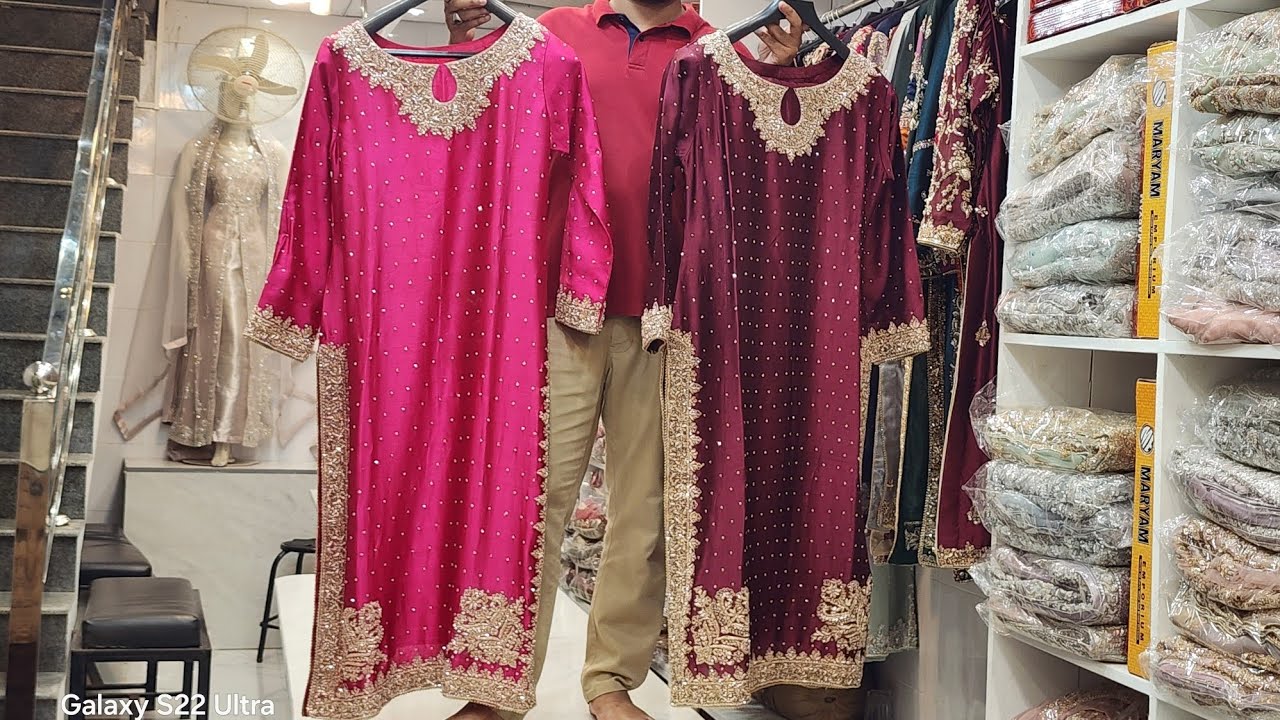 💎 Exclusive Designer Article on Shisha Silk | Elegant Two Motif Handmade Work | Maryam Emporium 